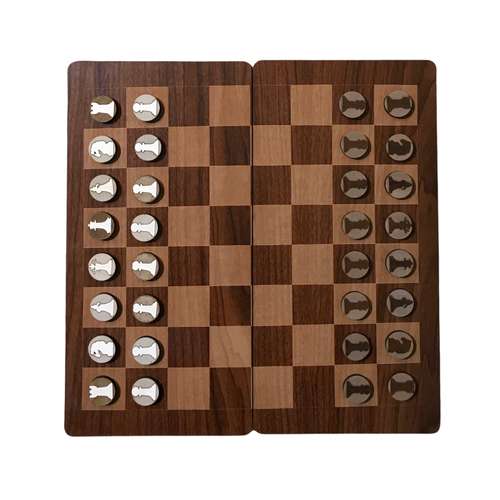 شطرنج مدل جیبی طرح گل کد 30