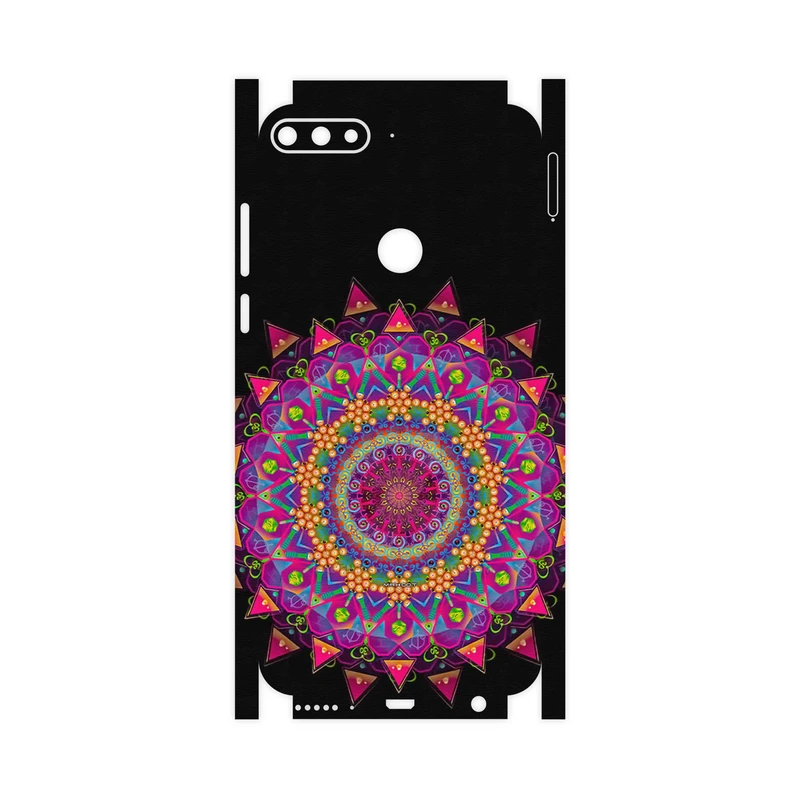 برچسب پوششی ماهوت مدل Mandala Design 5-FullSkin مناسب برای گوشی موبایل هوآوی Y7 Prime 2018