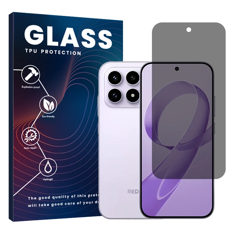 محافظ صفحه نمایش حریم شخصی گلس مدل هیدروژلی مناسب برای گوشی موبایل شیائومی Redmi K90