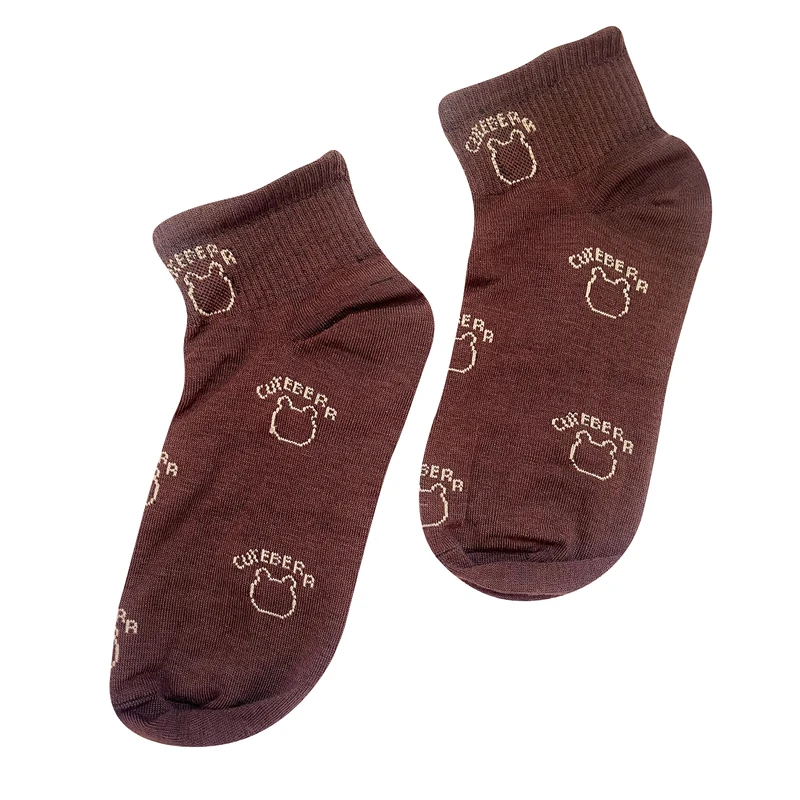 جوراب ساق کوتاه مدل عروسکی کد 147