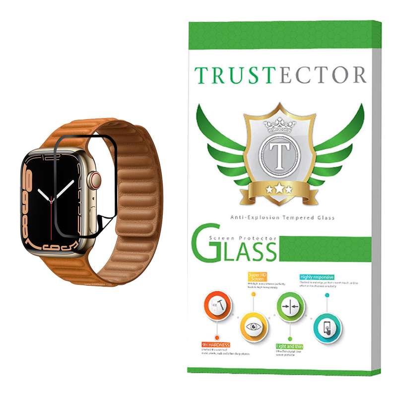 محافظ صفحه نمایش تراستکتور مدل PMTA-Glass مناسب برای اپل واچ سری 7 41 میلی متر