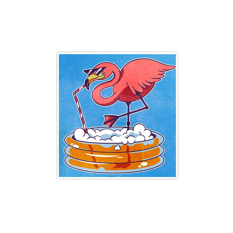  استیکر لپ تاپ ویندی دیزاین طرح فلامینگو مدل 1422