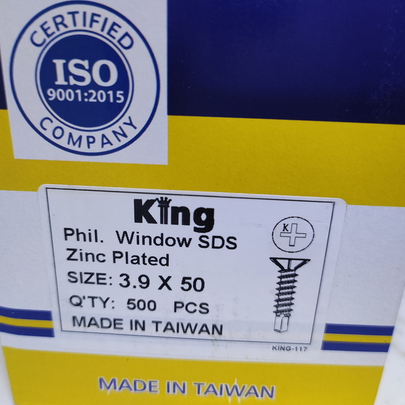 پیچ سرمته کینگ مدل 50 بسته 500 عددی
