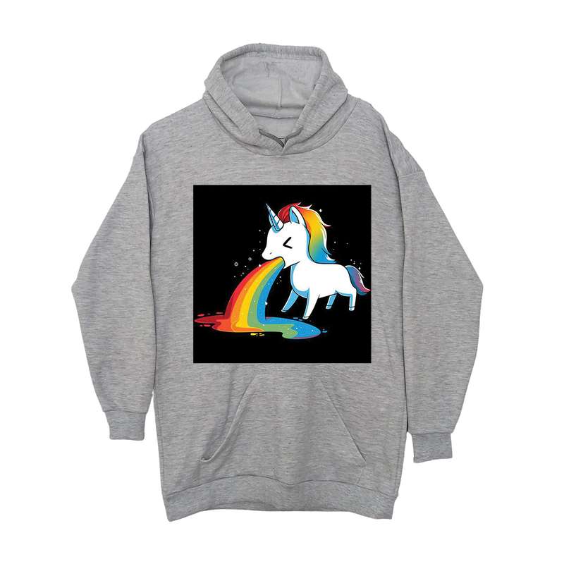 هودی مردانه طرح یونیکورن کد 135