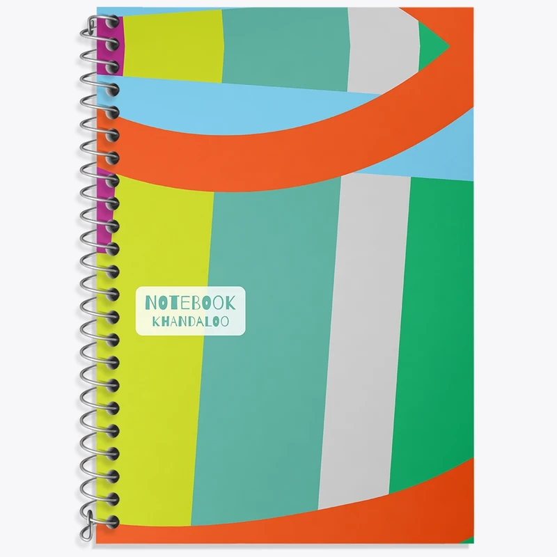 دفتر زبان 50 برگ خندالو مدل سه خط طرح فانتزی کد N1120