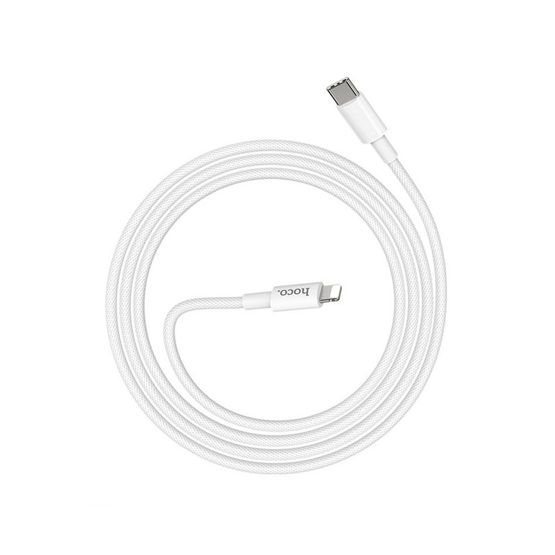 خرید و قیمت کابل تبدیل USB-C به لایتنینگ هوکو مدل X56 PD 20W طول 1 متر