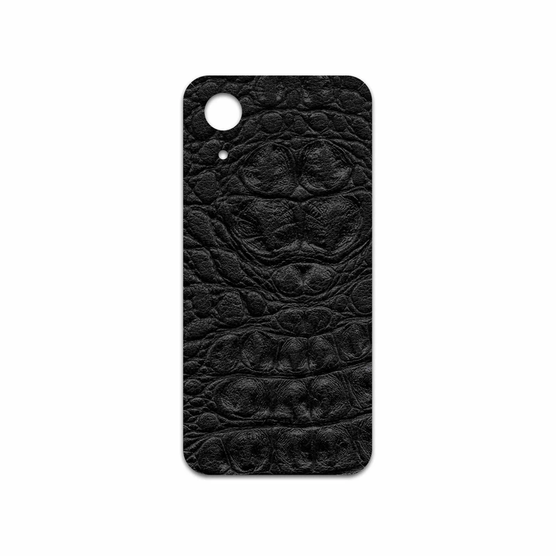 برچسب پوششی ماهوت مدل Black-Crocodile-Leather مناسب برای گوشی موبایل سامسونگ Galaxy A03 Core
