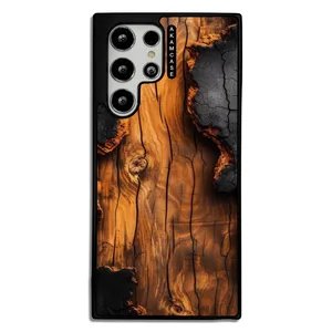 AKAM AMC-WSGS22U-WOOD-12 Cover For Samsung Galaxy S22 Ultra