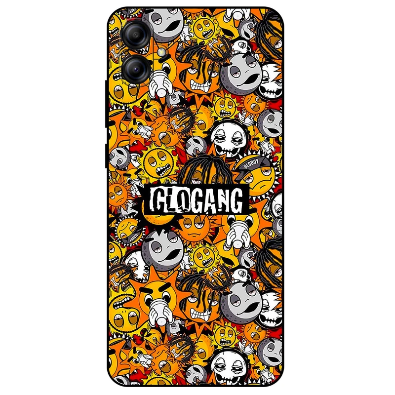 کاور مگافون طرح شکلک مدل 8243 مناسب برای گوشی موبایل سامسونگ Galaxy A04e / F04       