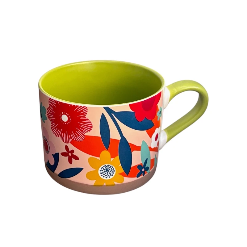 ماگ طرح گل رنگی کد 31