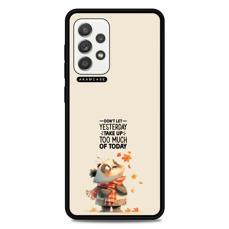 کاور آکام مدل AMC-WSGA52-ANIMALS QOUTES-12 مناسب برای گوشی موبایل سامسونگ Galaxy A52