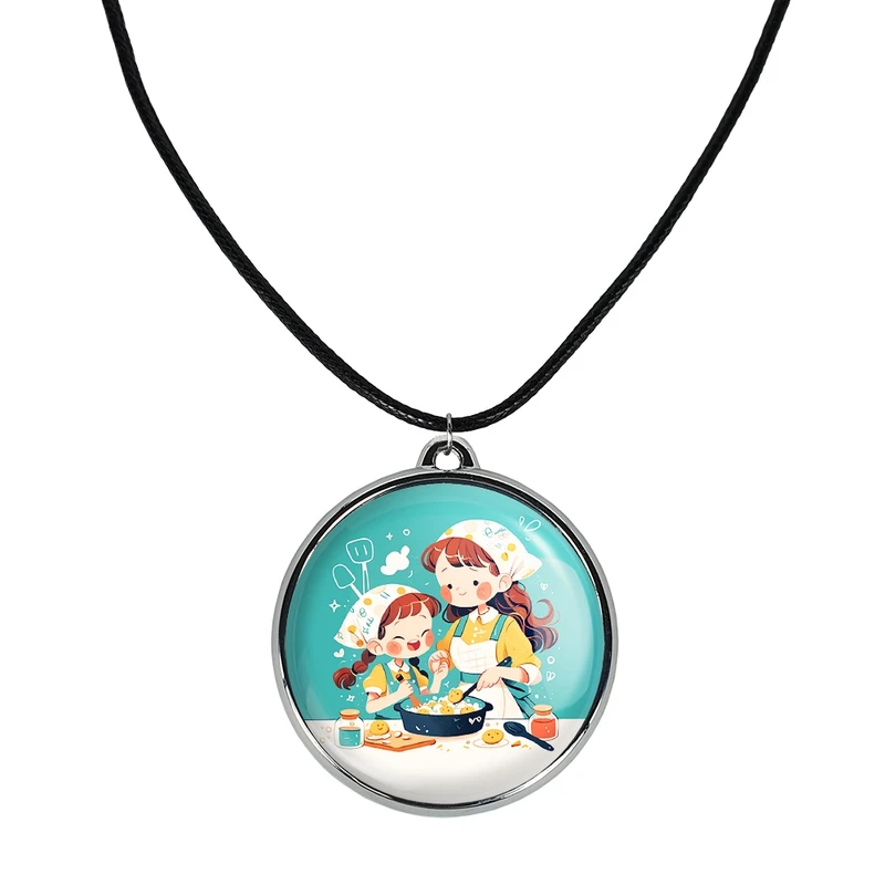 گردنبند خندالو مدل کیک و شیرینی پزی کد 3667436663