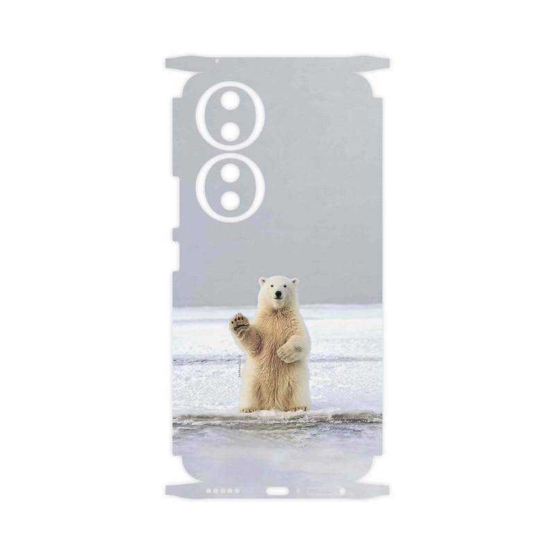 برچسب پوششی ماهوت مدل Polar_bear-FullSkin مناسب برای گوشی موبایل آنر 90