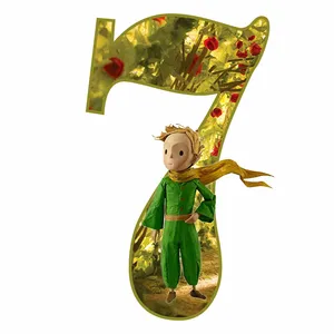 استند رومیزی تولد مدل عدد 7 طرح شازده کوچولو کد 1370