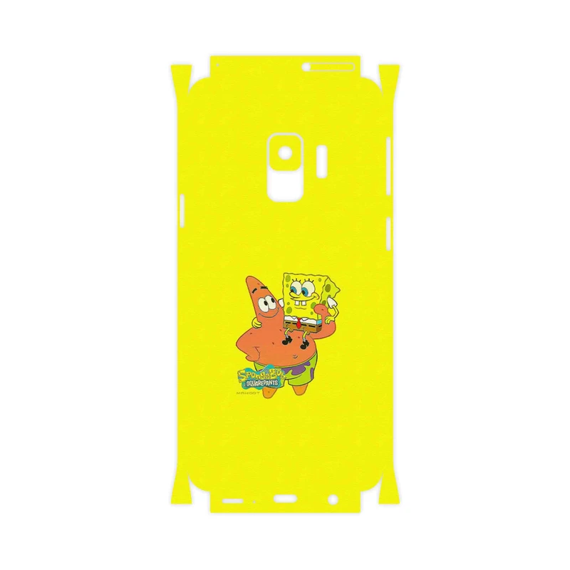 برچسب پوششی ماهوت مدل SpongeBob SquarePants-FullSkin مناسب برای گوشی موبایل سامسونگ Galaxy S9