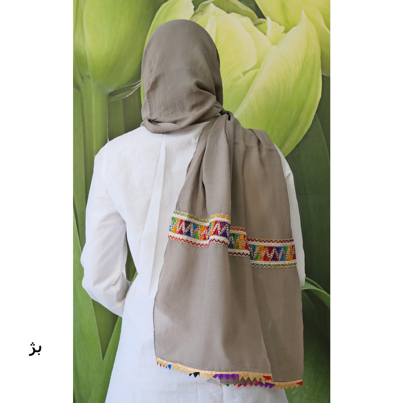 شال زنانه مدل نوار دوزی MA1076