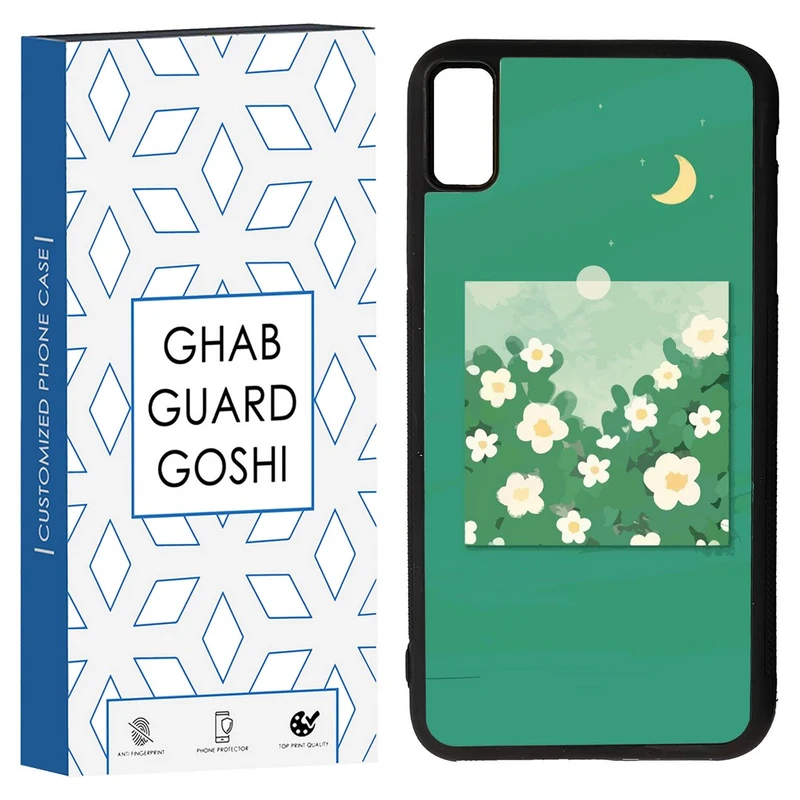 کاور قاب گارد گوشی طرح گل کد TPU-028 مناسب برای گوشی موبایل اپل Iphone XS MAX/ Iphone X MAX