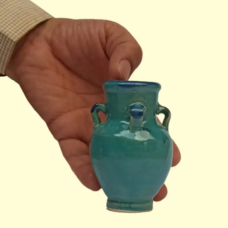 کوزه سفالی مدل چهارقفل کد KHM-SS1