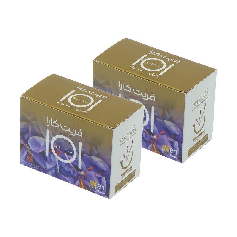 زعفران فریت کارا - 2 بسته 21 عددی