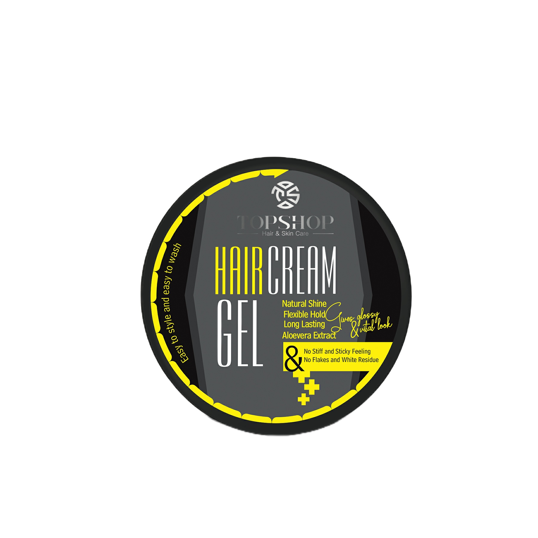 کرم ژل مو تاپ شاپ مدل آلوئه ورا حجم 200 میلی لیتر بسته 2 عددی