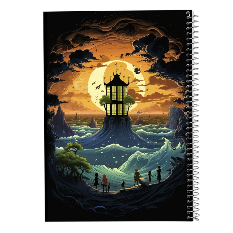 دفتر ژورنال نویسی 50 برگ مدوپد مدل نقطه ای طرح Vindland Saga کد DF3154