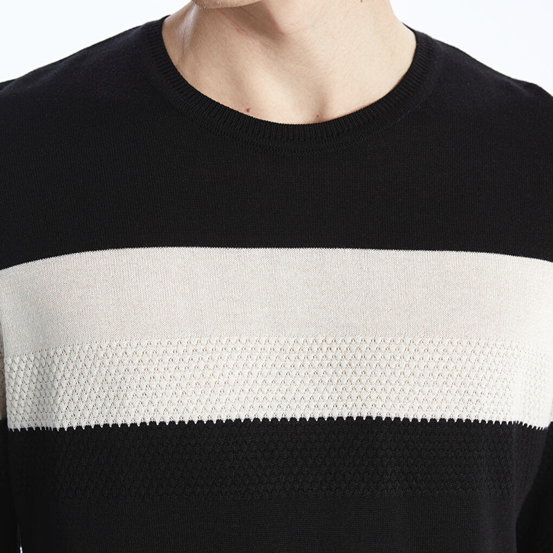 پلیور یقه گرد مردانه ال سی وایکیکی مدل 564