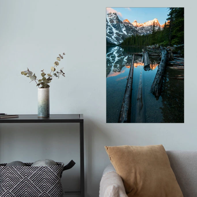 پوستر گوفی مدل والپیپر منظره کوهستانی و دریاچه طرح طبیعت و گردشگری Nature Lake Mountain 4K کد TRE15