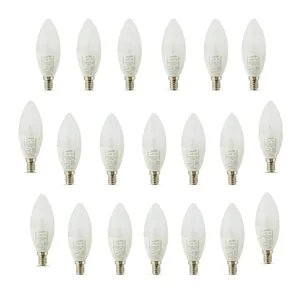 لامپ ال ای دی 7 وات نمانور مدل شمعی پایه E14 مجموعه 20 عددی
