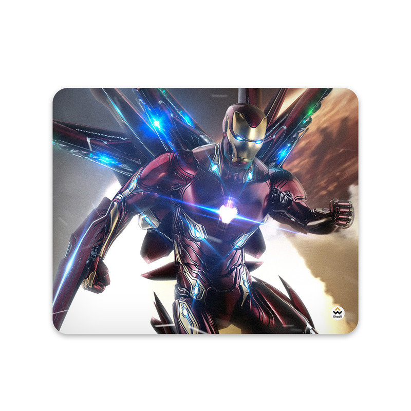 ماوس پد شادیت مدل Iron Man کد514 سایز 24*19 سانتی متر