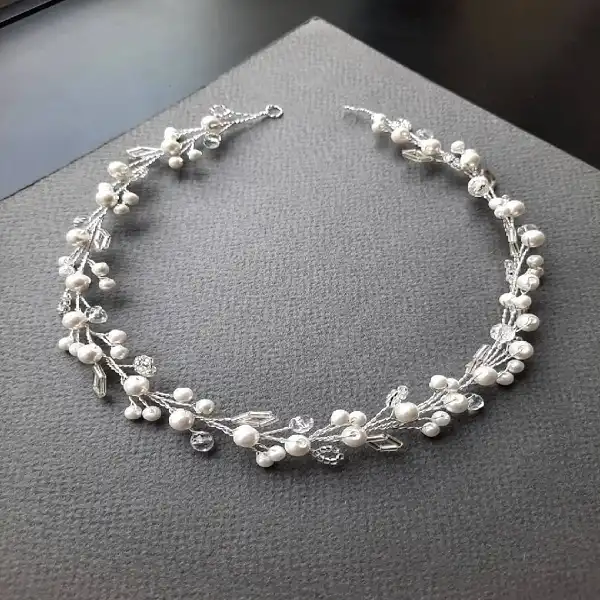 ریسه مو زنانه مدل مرواریدی 422