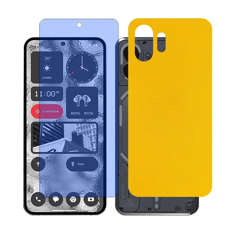 محافظ صفحه نمایش مات آنتی بلو گلس مدل Together مناسب برای گوشی موبایل ناتینگ Phone 2 به همراه برچسب پوششی پشت گوشی