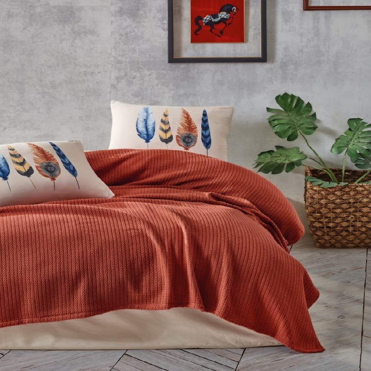 سرویس ملحفه کاتن باکس مدل bond دو نفره 4 تیکه