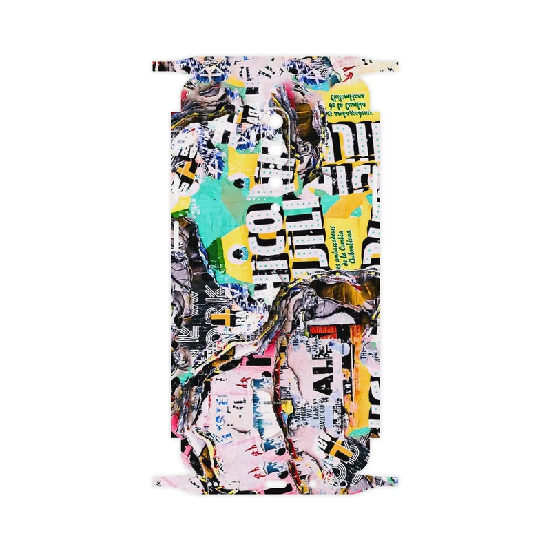 برچسب پوششی ماهوت مدل Collage of Teared Paper-FullSkin مناسب برای گوشی موبایل وان پلاس 7T Pro