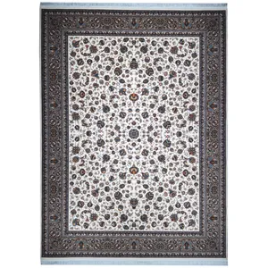 فرش ماشینی فرش مارکت تریتا مدل افشان گلریز کد FM 700 56 زمینه کرم