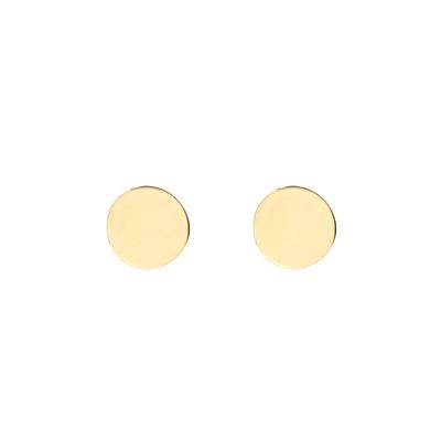 گوشواره میخی طلا 18 عیار زنانه طلای صداقت مدل دایره WE270
