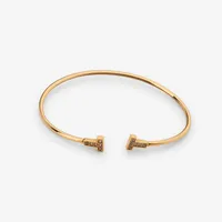 بنگل طلا 18 عیار زنانه ماوی گالری مدل تیفانی