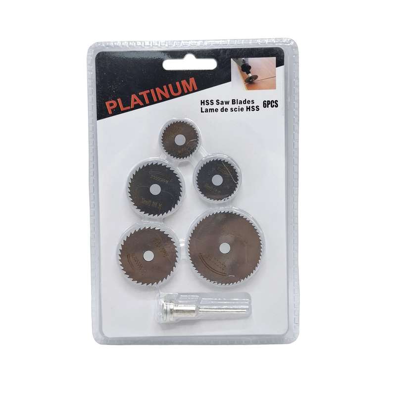 صفحه برش تیغه فرز انگشتی پلاتینیوم مدل 6PCS مجموعه 6 عددی