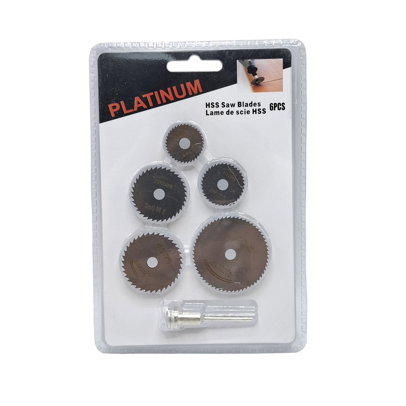 صفحه برش تیغه فرز انگشتی پلاتینیوم مدل 6PCS مجموعه 6 عددی 