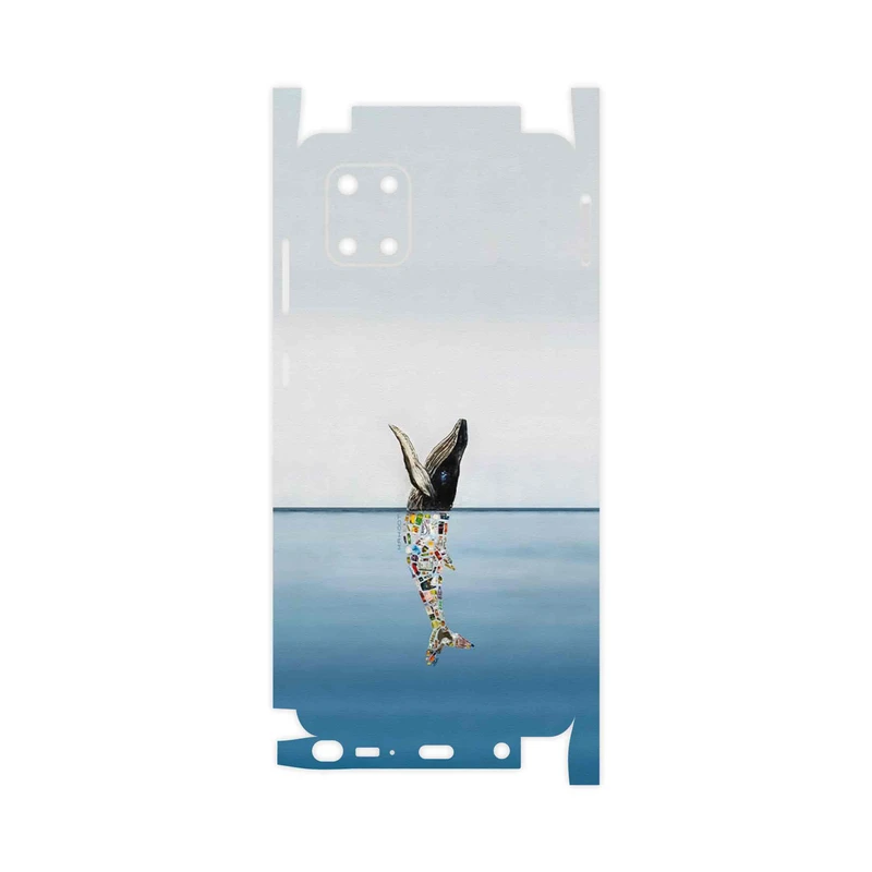 برچسب پوششی ماهوت مدل Collage of Sea Trash-FullSkin مناسب برای گوشی موبایل سامسونگ Galaxy Note 10 Lite