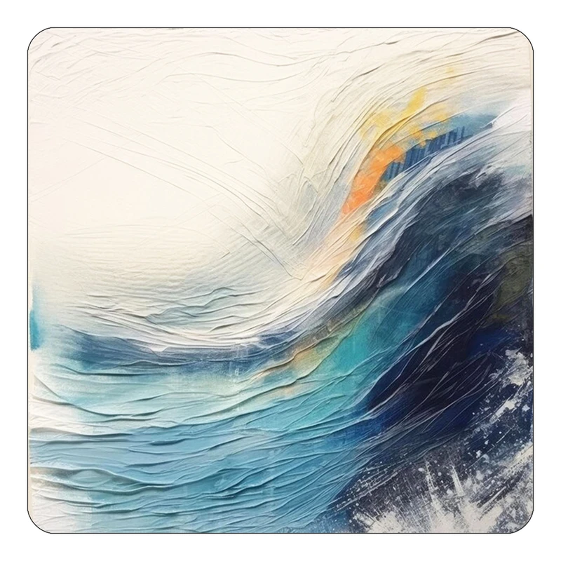 مگنت کاکتی طرح نقاشی رنگ روغن مدل mp69527