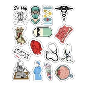 استیکر لپ تاپ توییجین و موییجین طرح Pezeshki کد 05 مجموعه 15 عددی