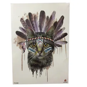 تتو موفت طرح گربه 3 بعدی کد 210