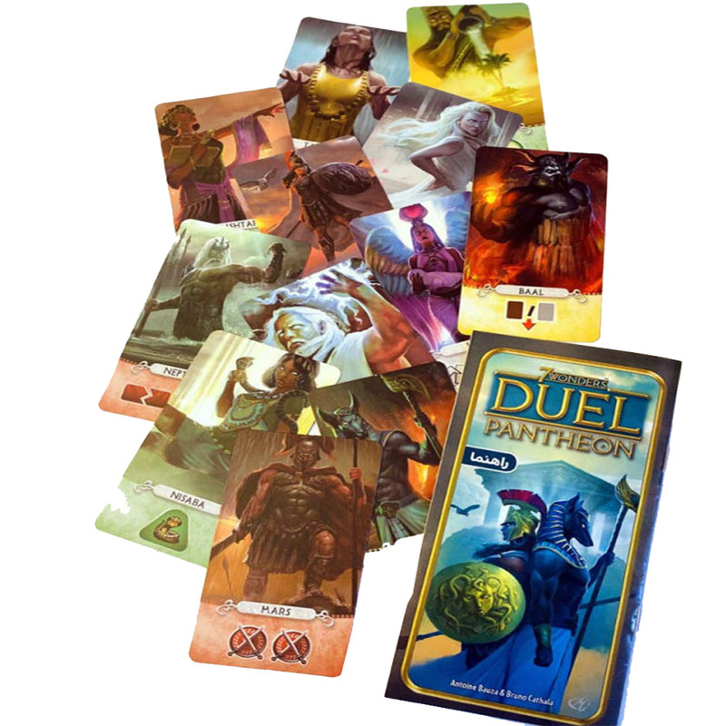 بازی فکری مدل دوئل duel 7wonders به همراه افزونه پنتئون