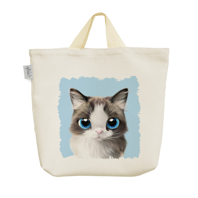 ساک خرید خندالو مدل گربه Cat کد 2923
