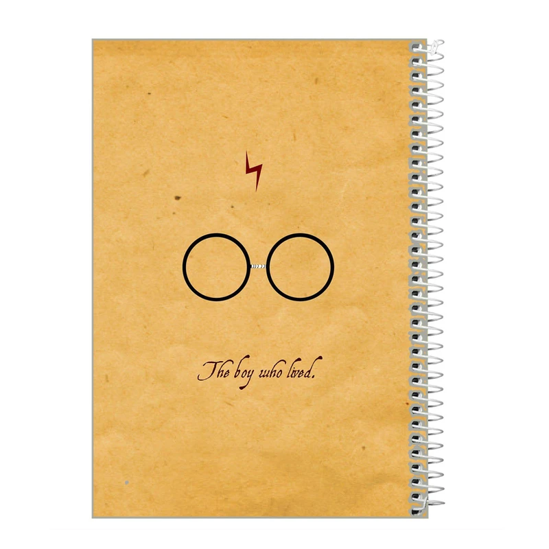 دفترچه یادداشت 40 برگ طرح هری پاتر کد ih33