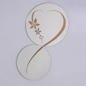 آینه  دکوراتیو مدل قلب و گل