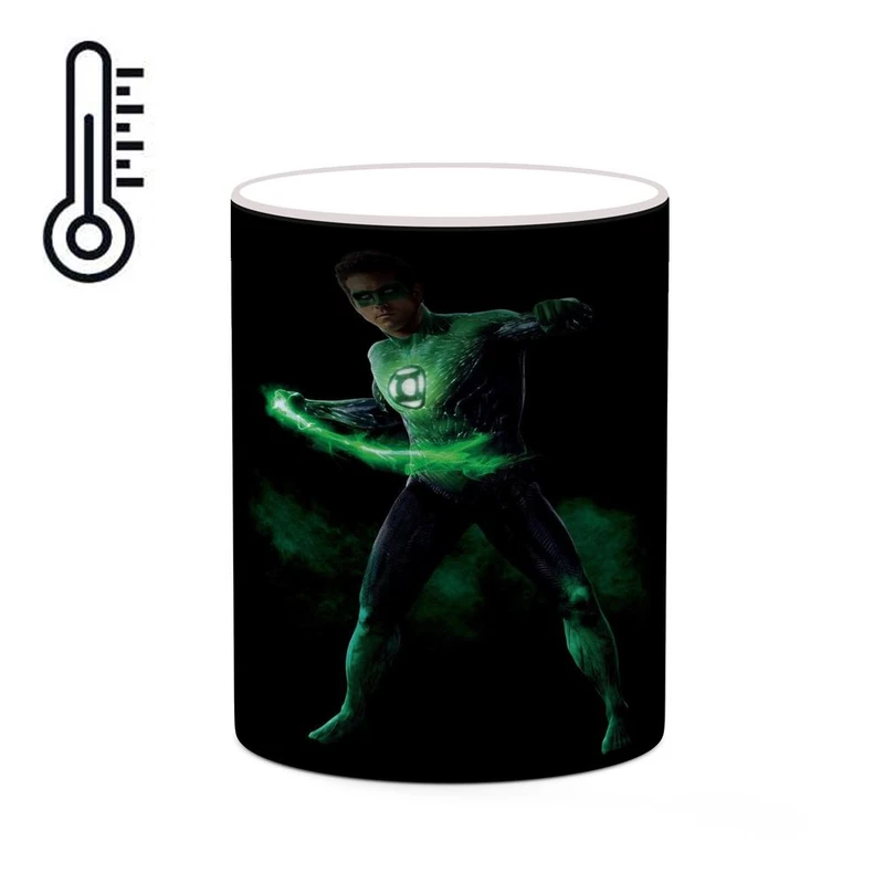 ماگ حرارتی کاکتی مدل گرین لنترن Green Lantern کد mgh38826