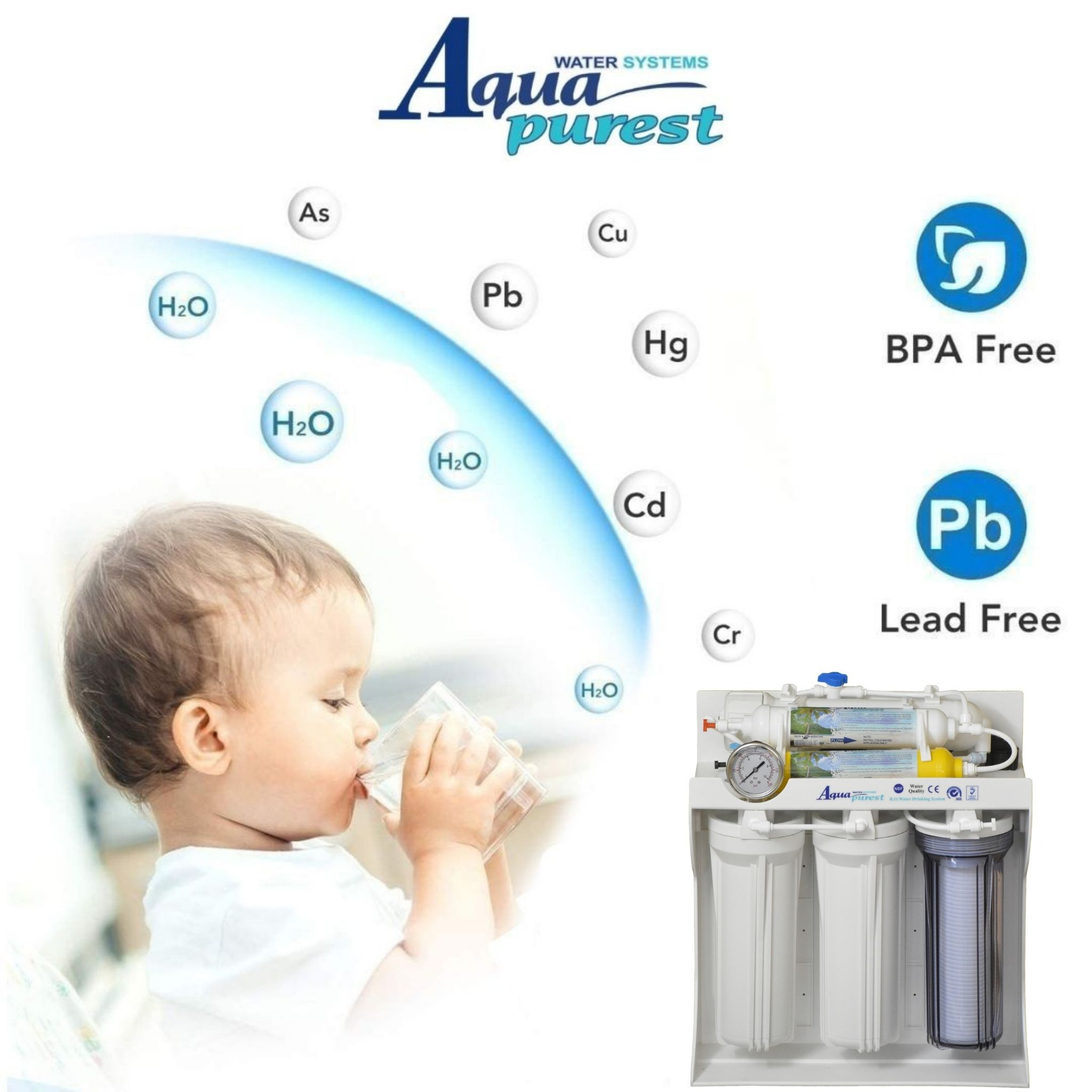 دستگاه تصفیه کننده آب آکوا پیورست مدل RO- SF 6020