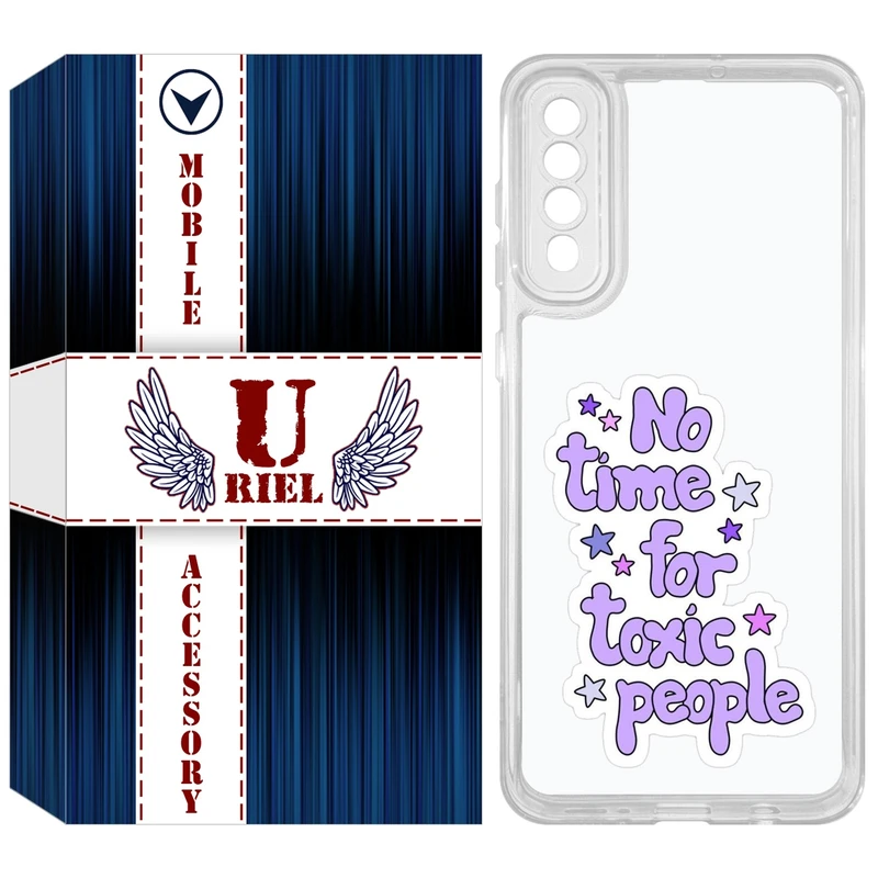 کاور یوریل مدل Clear کد 97 طرح Toxic مناسب برای گوشی موبایل سامسونگ Galaxy A50 / A50S / A30S