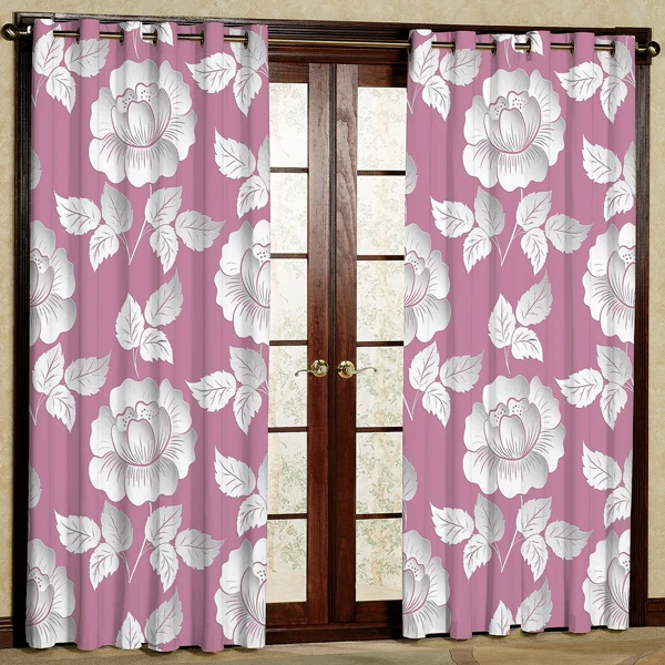 پرده مدل چاپی هازان پانچی کد222 سایز 200x140 سانتی متر